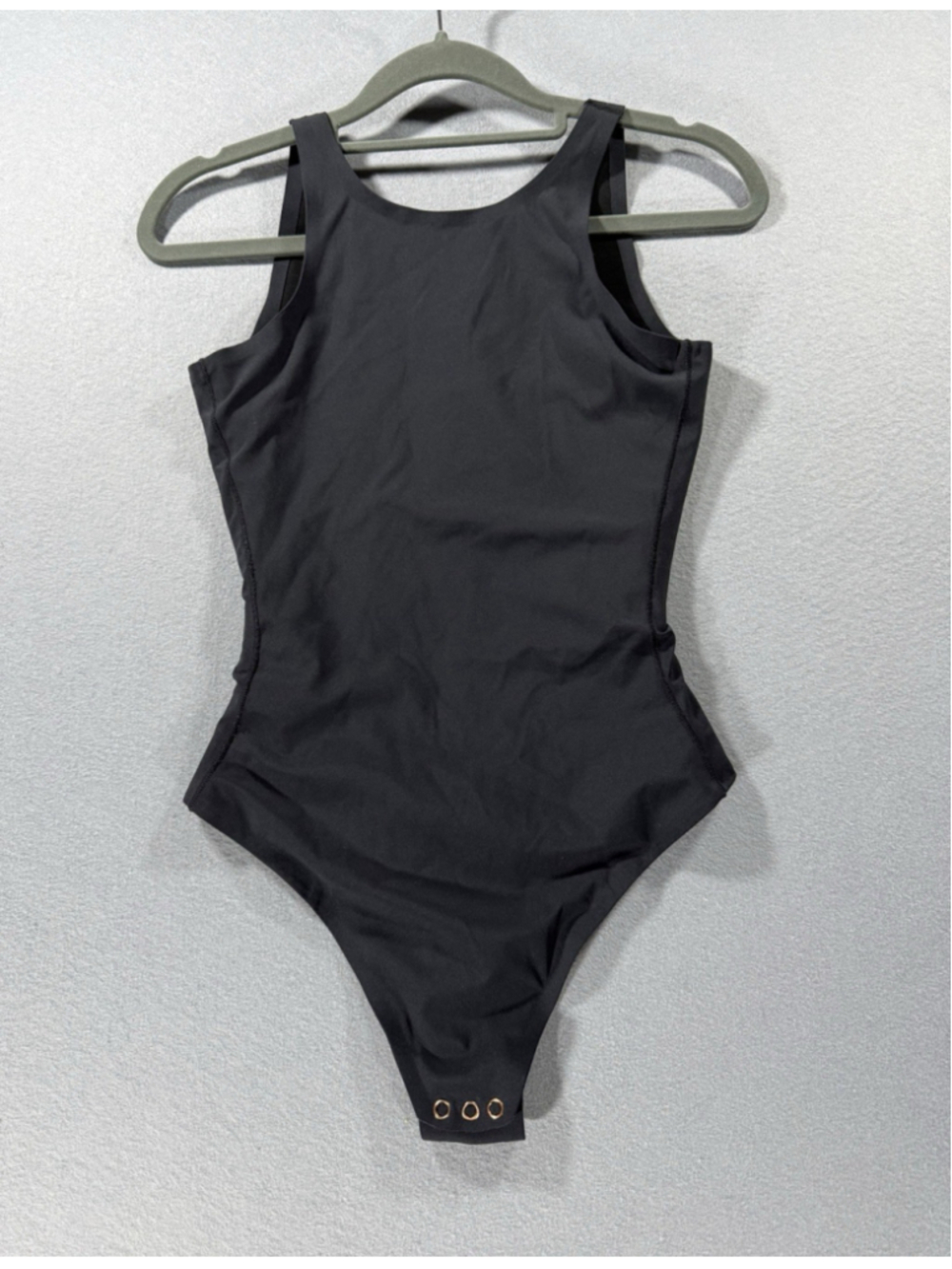 Pinsy High Neck Hourglass Shapewear Bodysuit Black Onyx Women's Size XS